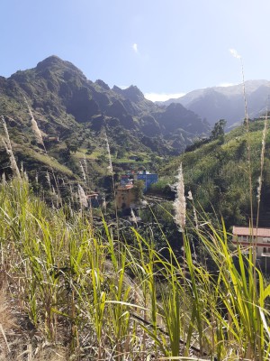 typische Landschaft auf Santo Antao